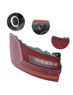 Luz Trasera LED FALUSHAN para Volkswagen Jetta 2019-2023 Izquierda 2