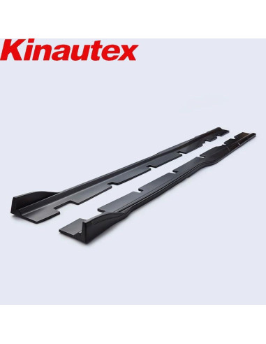 Faldones Laterales Dodge Charger 2015-2023 Kinautex Negro Mate