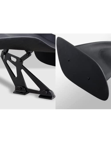 Alerón Trasero Ajustable GT HK5 144.78 cm Negro