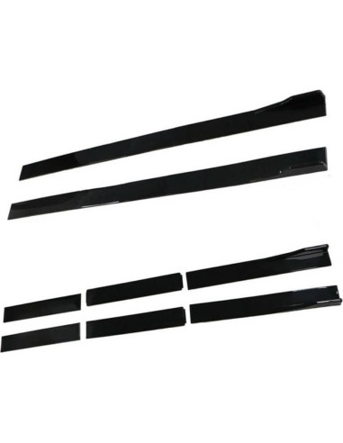 Faldones Laterales Chevy Camaro 2016-2024 - Negro Brillante