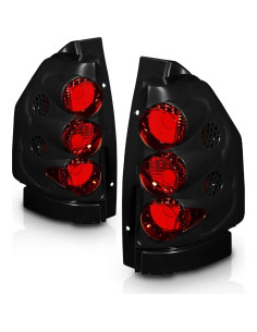 Luces Traseras AmeriLite Negro para GMC Envoy 2002-2009 2