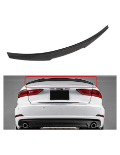 Alerón Trasero Ineedup Negro Mate ABS para Audi A3 S3 2014-2020