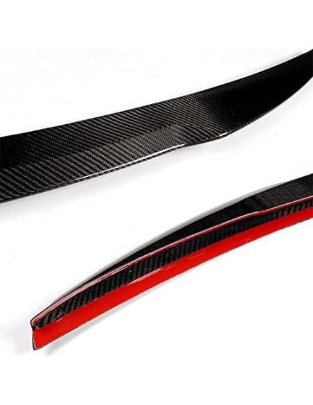 Alerón trasero estilo V fibra de carbono Audi A4 B9 2017-2020