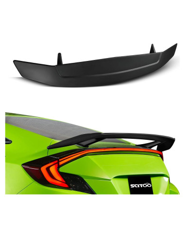 Alerón Trasero SCITOO Negro ABS para Honda Civic Sedán 1.5L