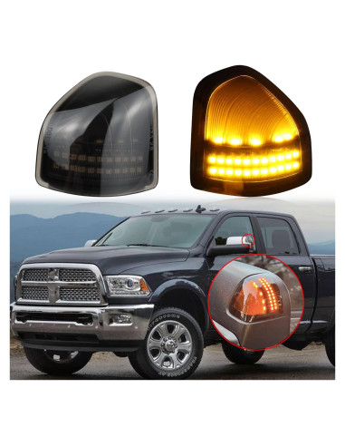 Luces de Marcador LED Secuenciales KEEGTBOX para Dodge Ram 2010-2018