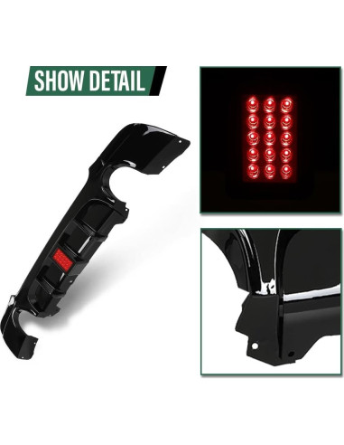 Difusor Trasero GRAND ORANGE para BMW 3 Series E92 E93 2007-2014