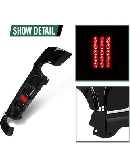 Difusor Trasero GRAND ORANGE para BMW 3 Series E92 E93 2007-2014