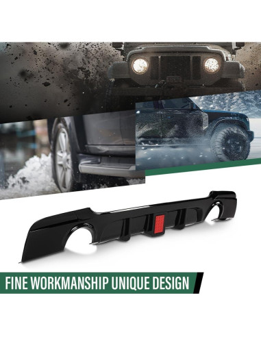 Difusor Trasero GRAND ORANGE para BMW 3 Series E92 E93 2007-2014