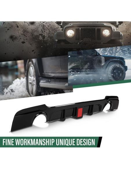 Difusor Trasero GRAND ORANGE para BMW 3 Series E92 E93 2007-2014