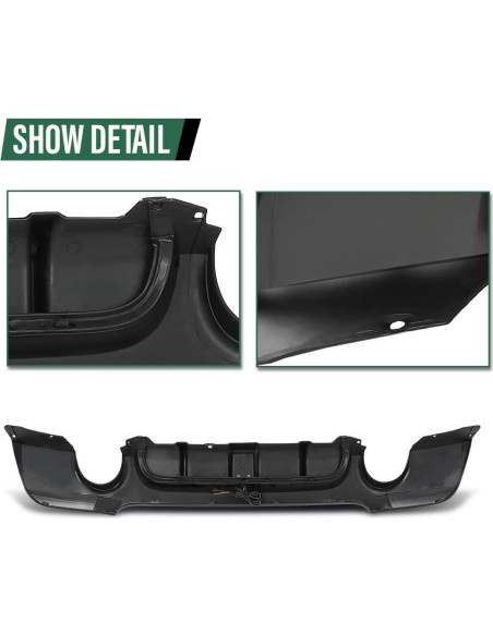 Difusor Trasero GRAND ORANGE para BMW 3 Series E92 E93 2007-2014