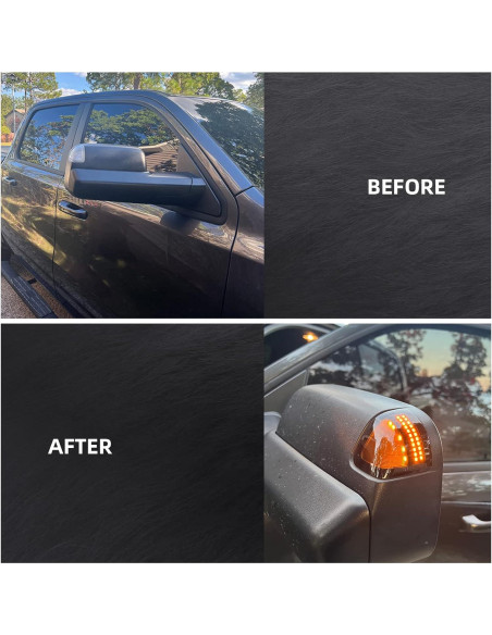 Luces de Marcador LED Secuenciales KEEGTBOX para Dodge Ram 2010-2018