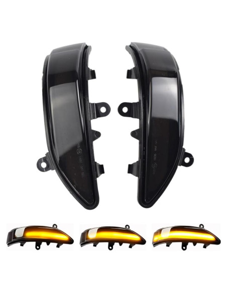 Espejo Retrovisor Lateral LED Amarillo para Subaru 2007-2016