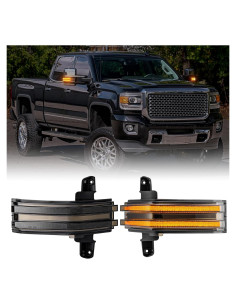 Luz de señal de giro LED HTZCMOTO para espejo lateral 2014-2019