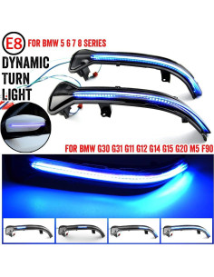 Luces de Señal de Giro LED Secuenciales QKLsudua para B-MW 2