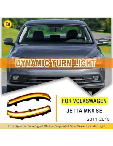 Lámpara de Señal de Giro LED AJHLJ para Volkswagen Jetta y Gol