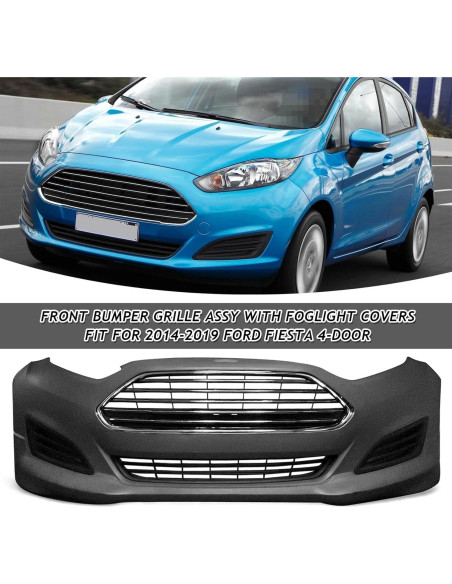 Cubierta Parachoques Frontal HAPSO para Ford Fiesta 2014-2019