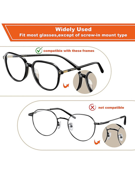 Almohadillas para Nariz Gafas SMARTTOP 12 Pares Silicona