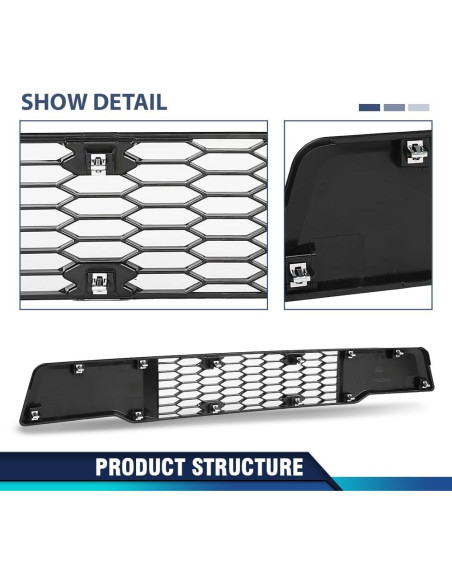 Parrilla Frontal PIT66 para Ford F150 Raptor 2017-2020