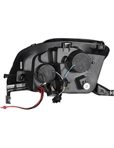 Faros Halógenos Cromados HEADLIGHTSDEPOT para Honda Prelude 97-01 2