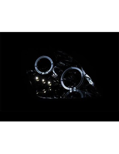 Faros Halógenos Cromados HEADLIGHTSDEPOT para Honda Prelude 97-01