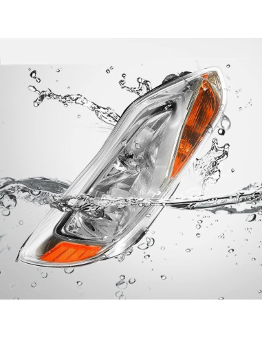 Faros Halógenos Ford Focus 2012-2014 SAFAUTOPARTS Cromo Ámbar