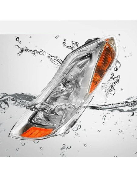 Faros Halógenos Ford Focus 2012-2014 SAFAUTOPARTS Cromo Ámbar