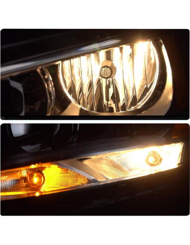 Ensamblaje de Faros TUSDAR para VW Jetta 2011-2018, Cromado