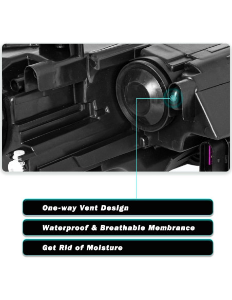 Ensamblaje de Faros TUSDAR para VW Jetta 2011-2018, Cromado