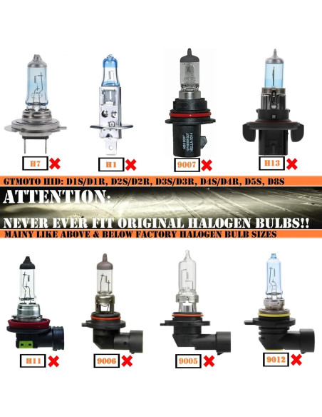 Bombillas Xenón D2S GTMOTO 6000K para BMW 3 y 5 Series