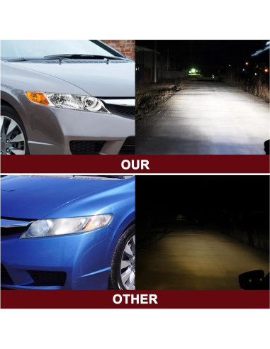 Faros Halógenos JSBOYAT para Honda Civic 2006-2011 Cromados