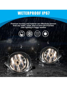 Luces Antiniebla CPW para Audi A4 2002-2005, 55W 2