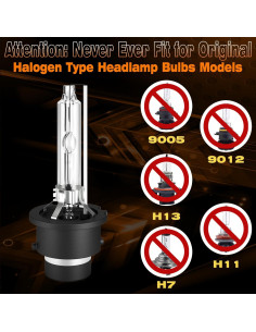 Bombillas D2S Xenón 6000K Xenooto para BMW X5 X3 2000-2006 2