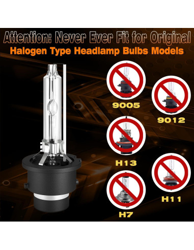 Bombillas D2S Xenón 6000K Xenooto para BMW X5 X3 2000-2006