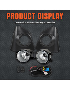 Luces Antiniebla Labwork H16 para Toyota Corolla 2014-2016 2