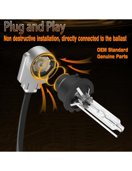 Bombillas D2S Xenón 6000K Xenooto para BMW X5 X3 2000-2006