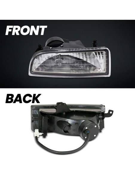 Luces de Niebla YLT AUTO para Honda Prelude 1997-2001