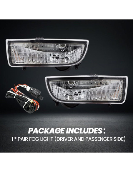 Luces de Niebla YLT AUTO para Honda Prelude 1997-2001