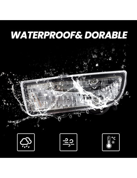 Luces de Niebla YLT AUTO para Honda Prelude 1997-2001