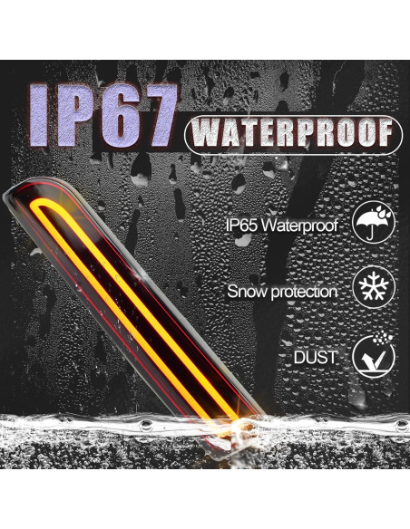 Kit de luces traseras LED GEEGEETOP para Mitsubishi Lancer 2008-2017