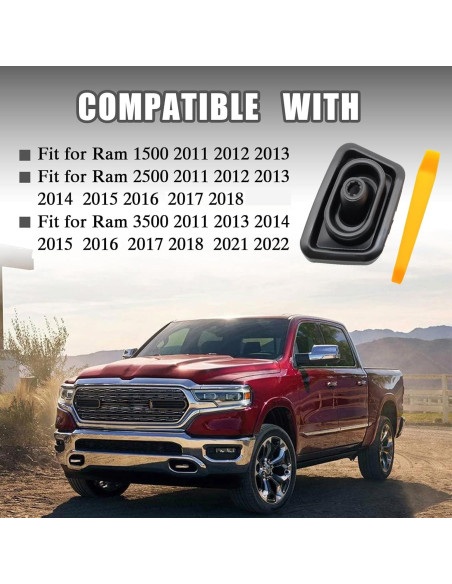 Cubierta de Botón de Cambio de Marchas Repustor para Dodge Ram 2011-2022