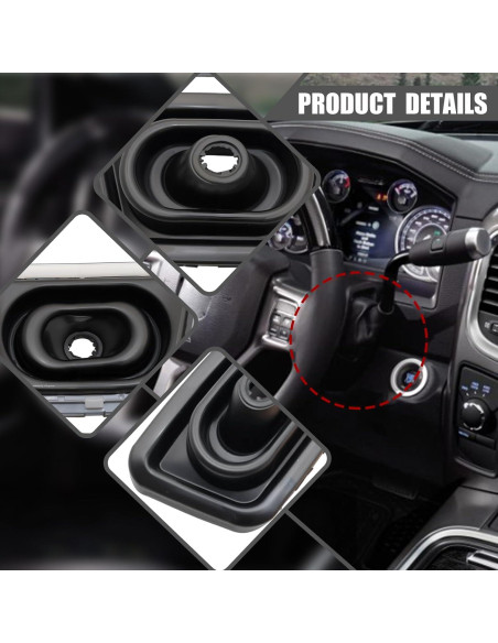 Cubierta de Botón de Cambio de Marchas Repustor para Dodge Ram 2011-2022