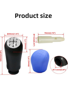 Palanca de Cambios Manual Akso Aoyupe 5 Velocidades Azul 2