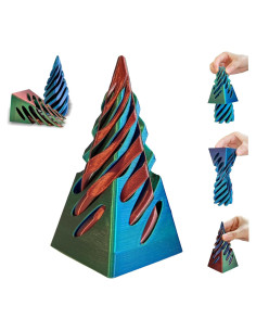 Escultura Pirámide Imposible JFJB 10.16cm Juguete Antiestrés