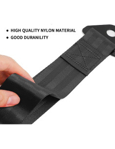 Cinta de Remolque Racing RASTP RS-BAG013 Negra Universal 2