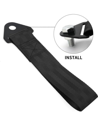 Cinta de Remolque Racing RASTP RS-BAG013 Negra Universal