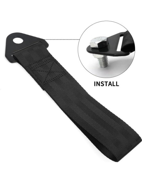 Cinta de Remolque Racing RASTP RS-BAG013 Negra Universal