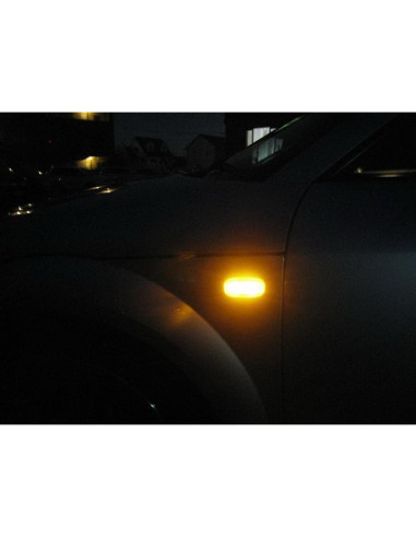 Kit de Luz de Señal de Giro LED iJDMTOY Lente Clara para Audi