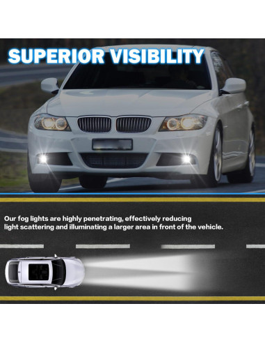 Luces de Niebla LED Boxlight para BMW E90 2006-2008