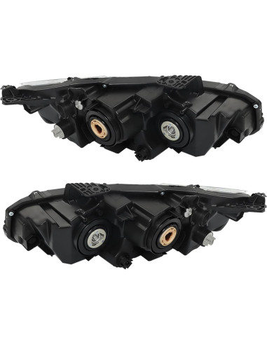 Conjunto de Faros Halógenos Thomletha para Honda Civic 2016-2020