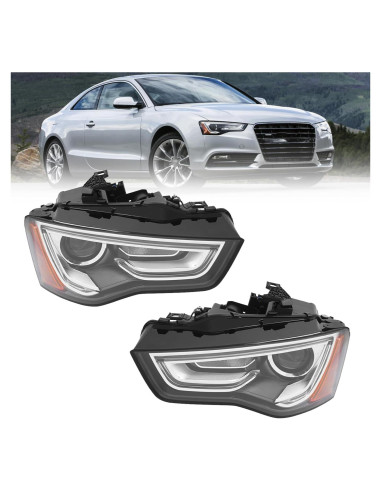 Faros HID/Xenón YINZINR para Audi A5/S5 2013-2017 LED